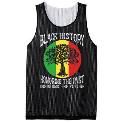 Honoring Past Inspiring Future African BHM Mesh Reversible Basketball Jersey Tank