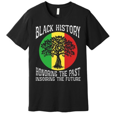 Honoring Past Inspiring Future African BHM Premium T-Shirt