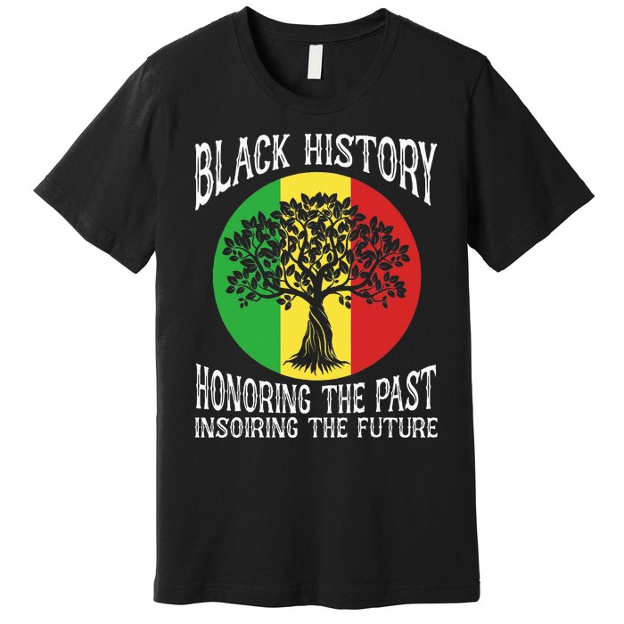 Honoring Past Inspiring Future African BHM Premium T-Shirt