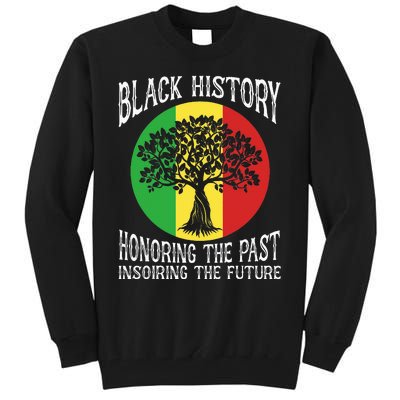 Honoring Past Inspiring Future African BHM Tall Sweatshirt