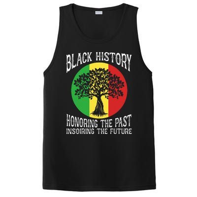 Honoring Past Inspiring Future African BHM PosiCharge Competitor Tank