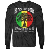 Honoring Past Inspiring Future African BHM Tie-Dye Long Sleeve Shirt