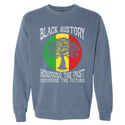 Honoring Past Inspiring Future African BHM Garment-Dyed Sweatshirt