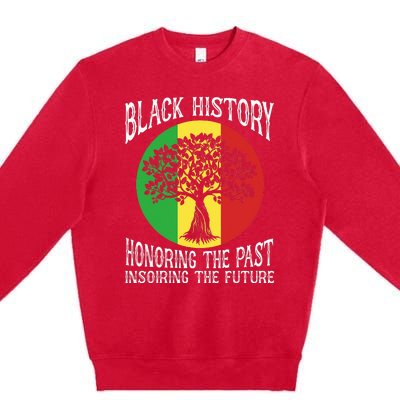 Honoring Past Inspiring Future African BHM Premium Crewneck Sweatshirt