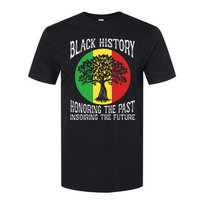 Honoring Past Inspiring Future African BHM Softstyle CVC T-Shirt