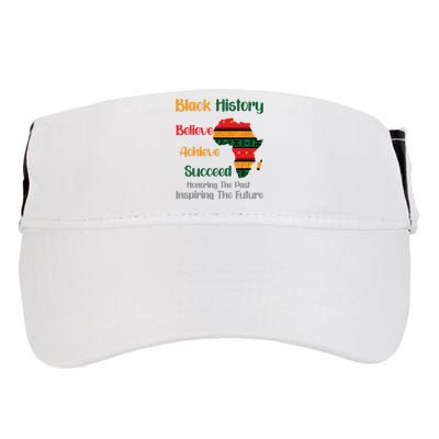 Honoring Past Inspiring Future Black History Month Adult Drive Performance Visor