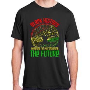 Honoring Past Inspiring Future  Black History Month Adult ChromaSoft Performance T-Shirt