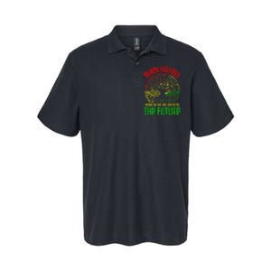 Honoring Past Inspiring Future  Black History Month Softstyle Adult Sport Polo