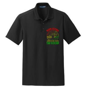 Honoring Past Inspiring Future  Black History Month Dry Zone Grid Polo