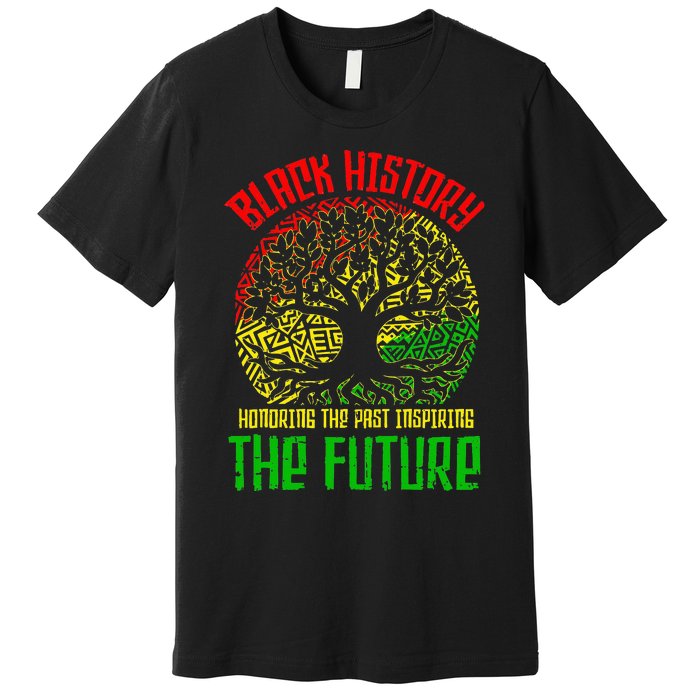 Honoring Past Inspiring Future  Black History Month Premium T-Shirt