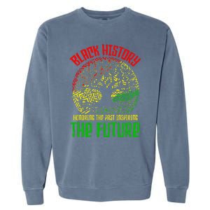 Honoring Past Inspiring Future  Black History Month Garment-Dyed Sweatshirt