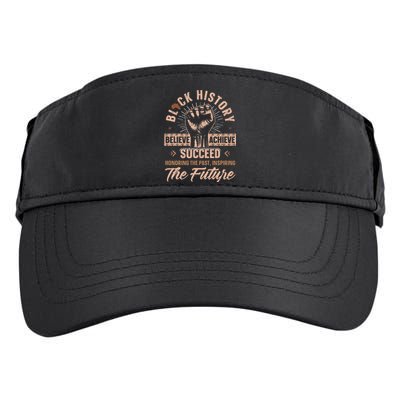 Honoring Past Inspiring Future Black History Month Adult Drive Performance Visor