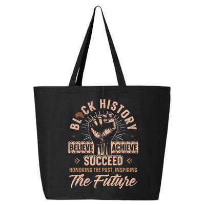 Honoring Past Inspiring Future Black History Month 25L Jumbo Tote