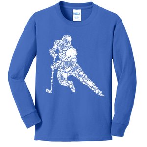 Hockey Player Ice Hockey Great Gift Kids Long Sleeve Shirt