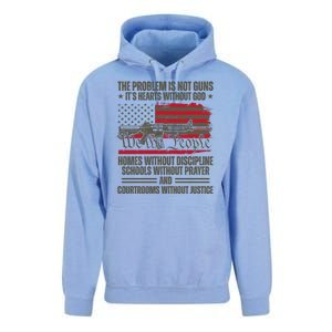 He Problem Is Not Gun Its Hearts Without God Political Usa Unisex Surf Hoodie