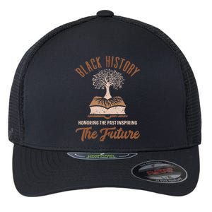 Honoring Past Inspiring Future Quote Black History Month Flexfit Unipanel Trucker Cap