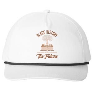 Honoring Past Inspiring Future Quote Black History Month Snapback Five-Panel Rope Hat