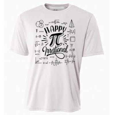 Happy Pi Irrational Symbol Pi Day Math Dont Be Irrational Cooling Performance Crew T-Shirt