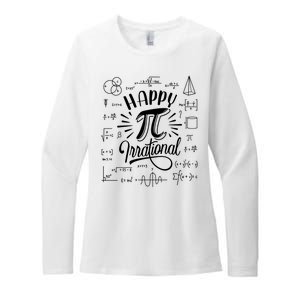 Happy Pi Irrational Symbol Pi Day Math Dont Be Irrational Womens CVC Long Sleeve Shirt