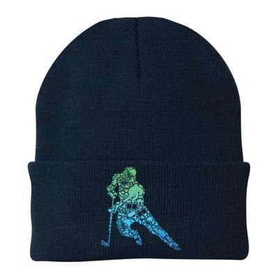 Hockey Player Ice Hockey Knit Cap Winter Beanie