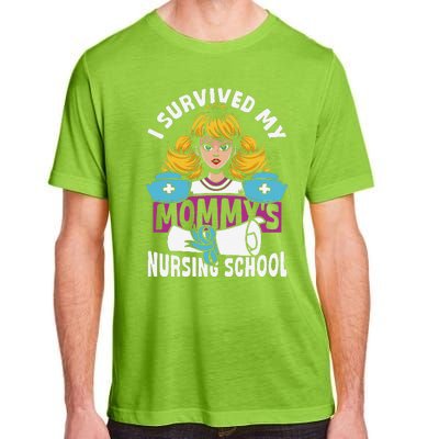 Healthcare Professional I Survived My MommyS Nursing School Adult ChromaSoft Performance T-Shirt