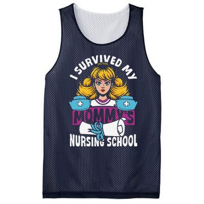 Healthcare Professional I Survived My MommyS Nursing School Mesh Reversible Basketball Jersey Tank