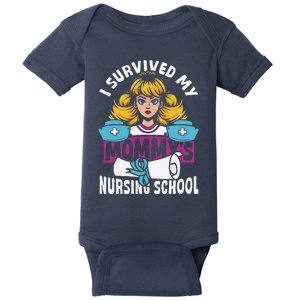 Healthcare Professional I Survived My MommyS Nursing School Baby Bodysuit