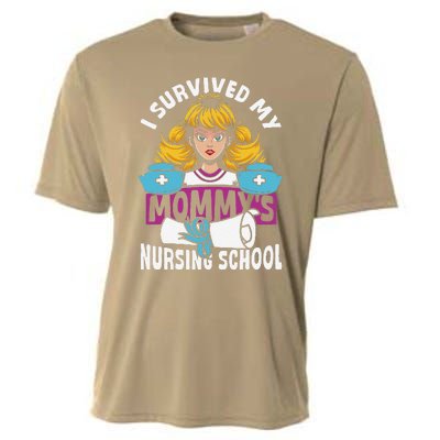 Healthcare Professional I Survived My MommyS Nursing School Cooling Performance Crew T-Shirt