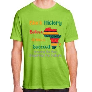 Honoring Past Inspiring Future Black History Month Adult ChromaSoft Performance T-Shirt