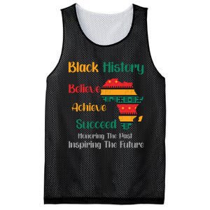 Honoring Past Inspiring Future Black History Month Mesh Reversible Basketball Jersey Tank