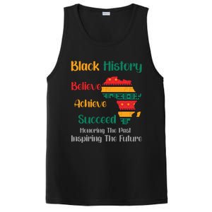 Honoring Past Inspiring Future Black History Month PosiCharge Competitor Tank