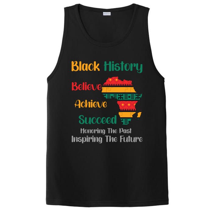 Honoring Past Inspiring Future Black History Month PosiCharge Competitor Tank