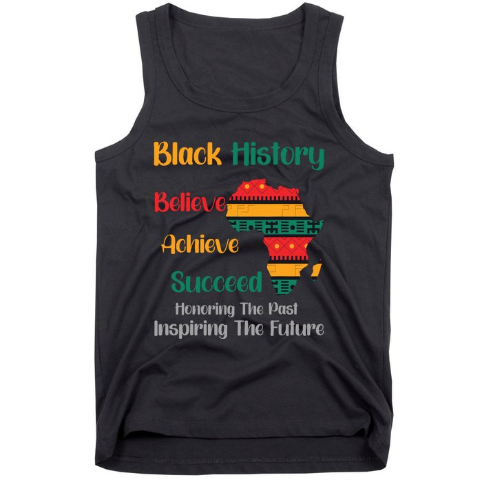 Honoring Past Inspiring Future Black History Month Tank Top