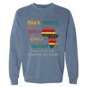 Honoring Past Inspiring Future Black History Month Garment-Dyed Sweatshirt