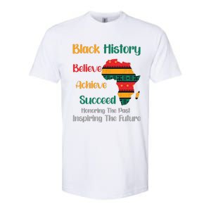 Honoring Past Inspiring Future Black History Month Softstyle CVC T-Shirt