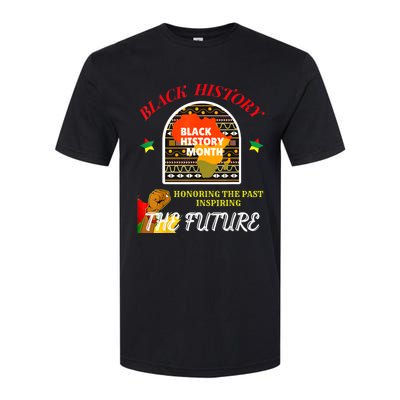 Honoring Past Inspiring Future For Men Women Black History Softstyle® CVC T-Shirt