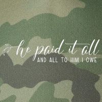 He Paid It All And All To Him I Owe Christian Legacy Tie Dye Trucker Hat
