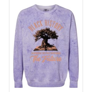 Honoring Past Inspiring Future Black History Month Colorblast Crewneck Sweatshirt