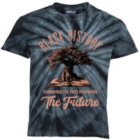 Honoring Past Inspiring Future Black History Month Kids Tie-Dye T-Shirt