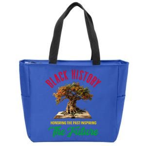 Honoring Past Inspiring Future Black History Month Zip Tote Bag