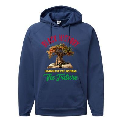 Honoring Past Inspiring Future Black History Month Performance Fleece Hoodie