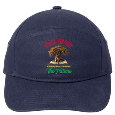 Honoring Past Inspiring Future Black History Month 7-Panel Snapback Hat