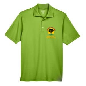 Honoring Past Inspiring Future Black History Month Gift Men's Origin Performance Pique Polo