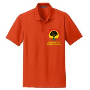 Honoring Past Inspiring Future Black History Month Gift Dry Zone Grid Polo