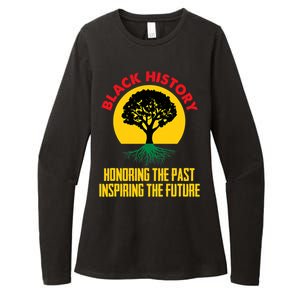 Honoring Past Inspiring Future Black History Month Gift Womens CVC Long Sleeve Shirt