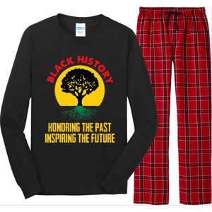 Honoring Past Inspiring Future Black History Month Gift Long Sleeve Pajama Set