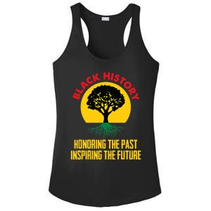 Honoring Past Inspiring Future Black History Month Gift Ladies PosiCharge Competitor Racerback Tank