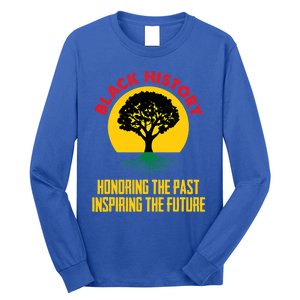 Honoring Past Inspiring Future Black History Month Gift Long Sleeve Shirt