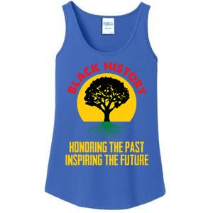 Honoring Past Inspiring Future Black History Month Gift Ladies Essential Tank