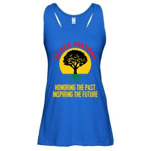 Honoring Past Inspiring Future Black History Month Gift Ladies Essential Flowy Tank